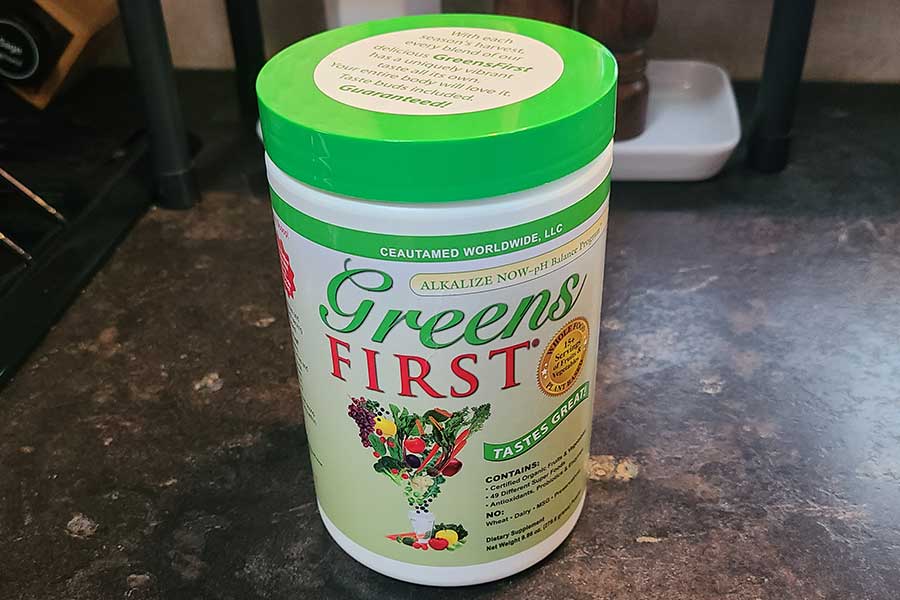 Greens First Supplement Container