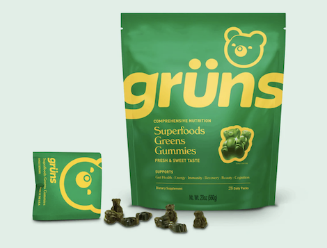 Grüns Superfoods Greens Gummies