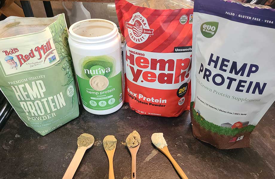 An image of the best hemp protein powder