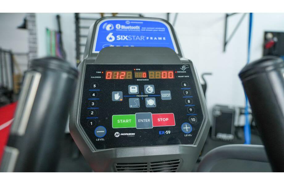 horizon ex59 elliptical monitor