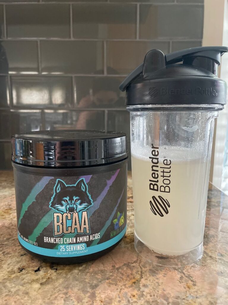 An image of Huge BCAAs in a shaker