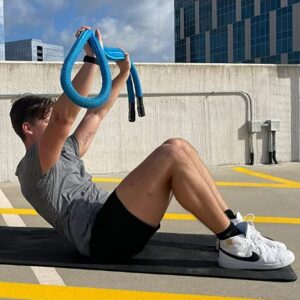 hyperwear hyper weighted jump rope in use