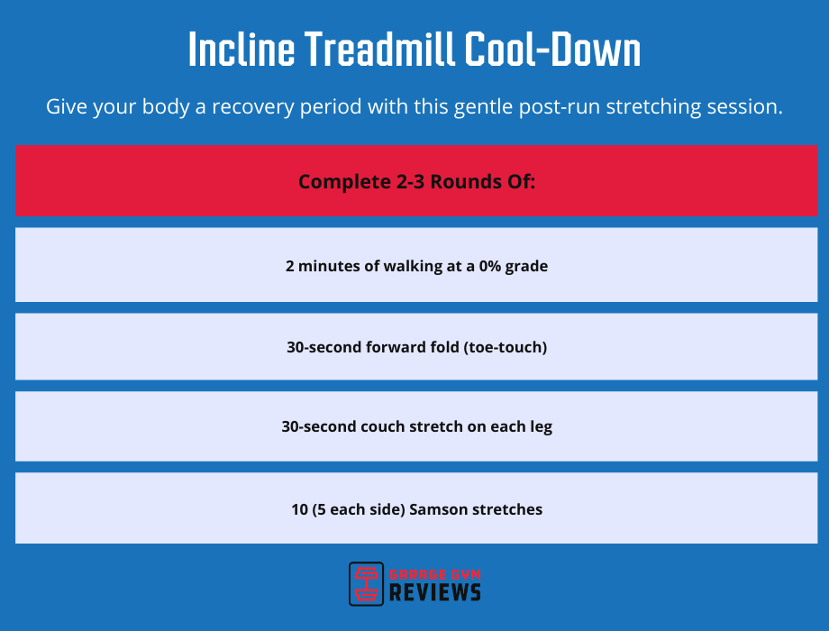 incline treadmill cool down