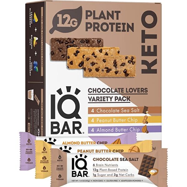 IQBAR Brain and Body Keto Protein Bars