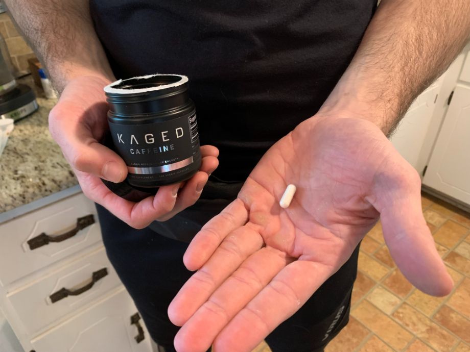 An image of Kaged caffeine pills