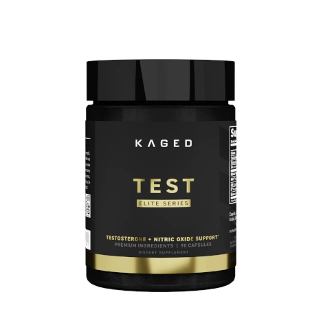 A container of Kaged Test Elite.