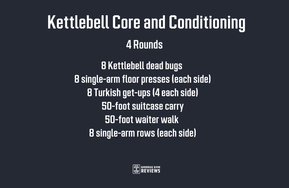 kettlebell core workout