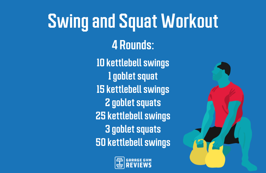 Kettlebell Workouts for Glutes: Swing and Squat