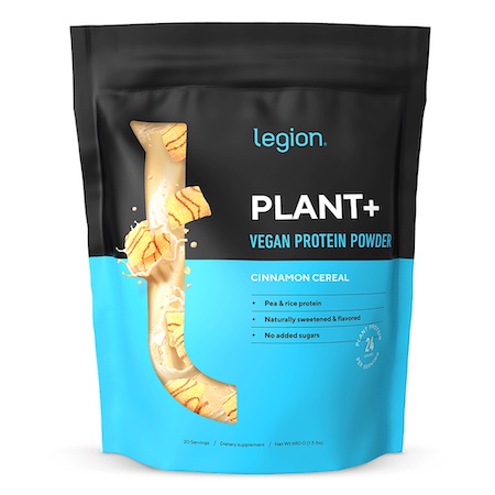 An image of Legion Plant+ vegan protein powder