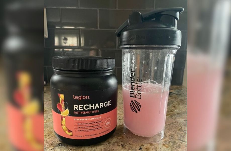 legion recharge creatine product shot