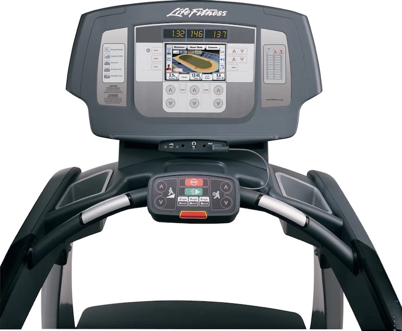 An image of the Life Fitness 95T Inspire treadmill console