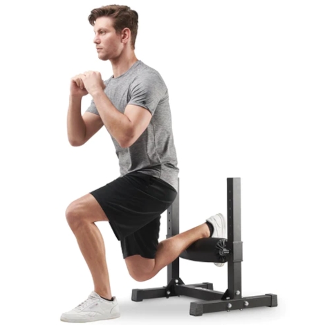 Man using Lifepro Intensiflex Max Bulgarian Squat Machine