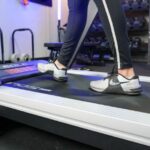 woman walking on sole f80 with sneakers