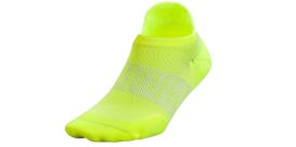 lululemon power stride ankle socks with tab in neon green