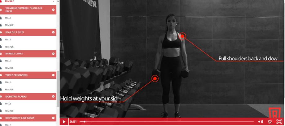 Screenshot of a MAPS Anabolic detailed instruction video.