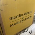 The Martha Stewart and Marley Spoon label on a newly-delivered box.