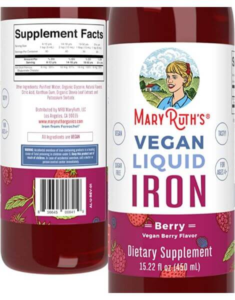Mary Ruth Organics Liquid Iron Supplement