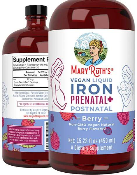 Mary Ruth Organics Liquid Prenatal & Postnatal Iron