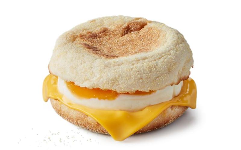 McDonald's high-protein egg McMuffin with cheese