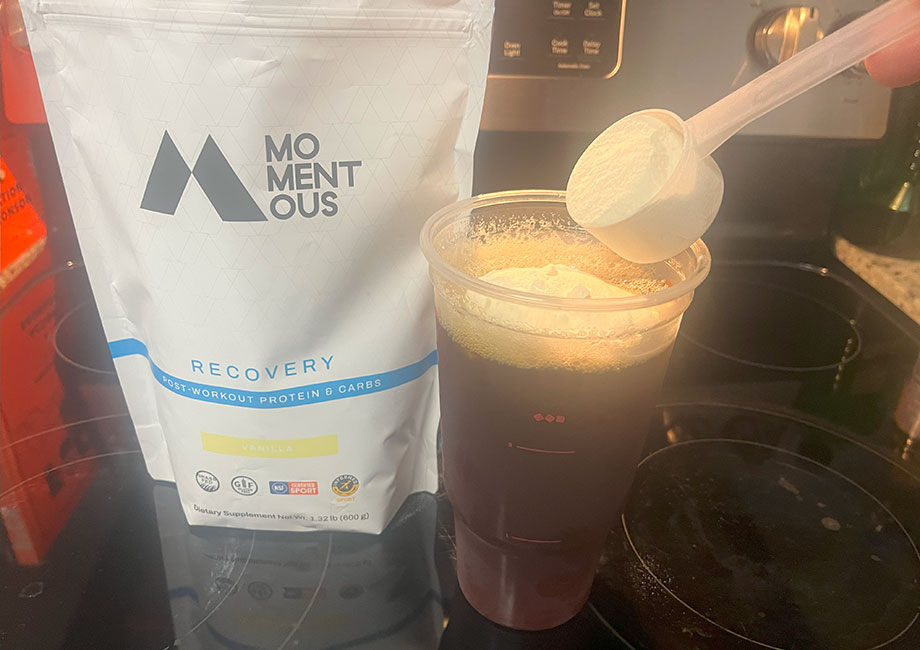momentous-recovery-protein-mixed-in-coffee