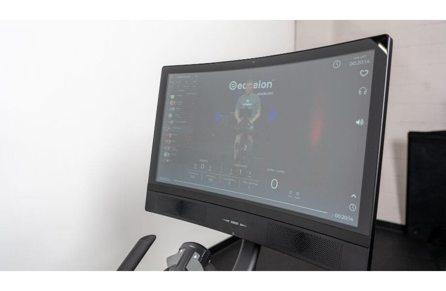 monitor on Echelon EX-8s bike