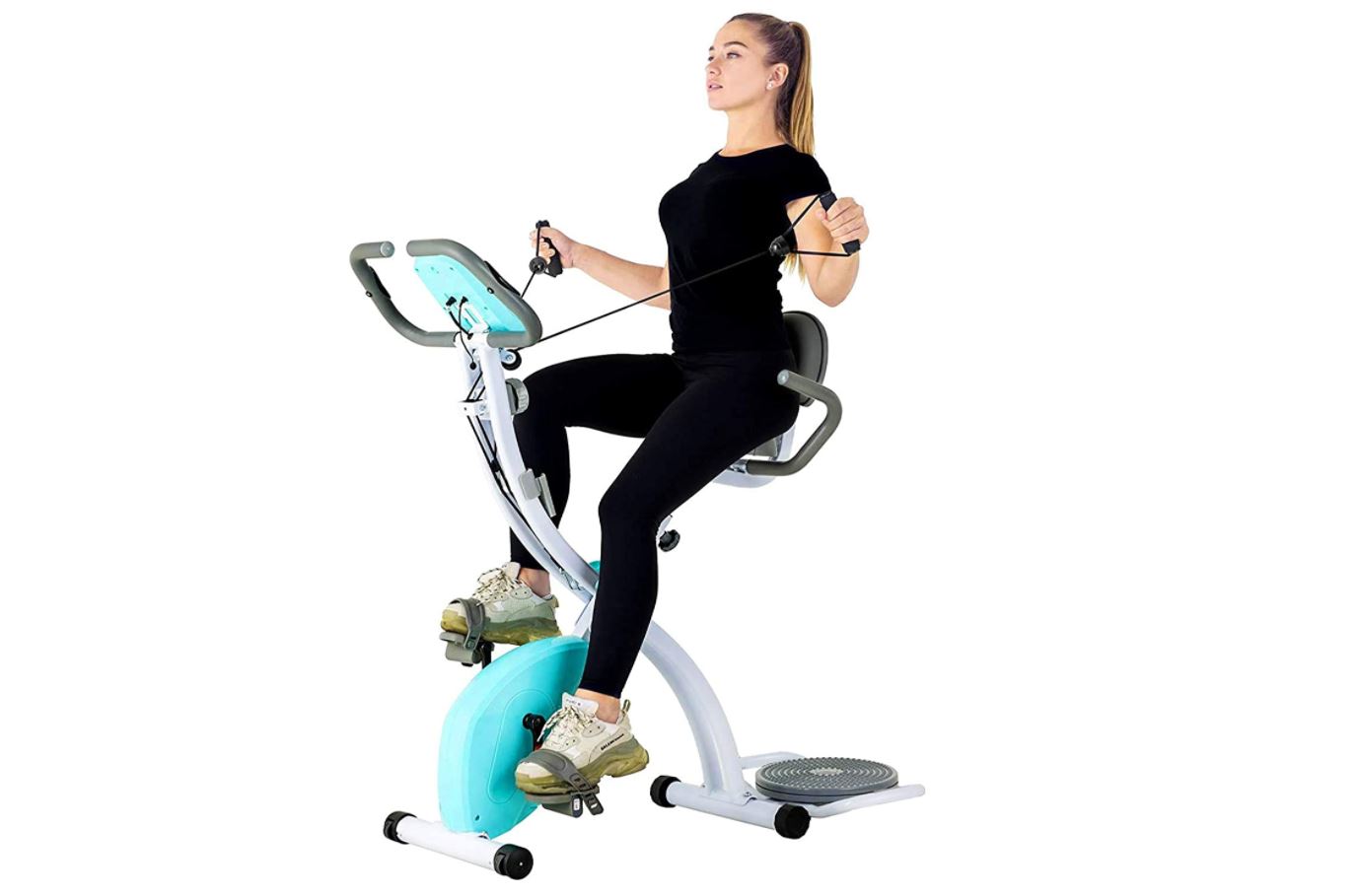 Details about   Household Mute Exercise Bike Indoor Cycling Folding Training Bicycle Fitness Gym 