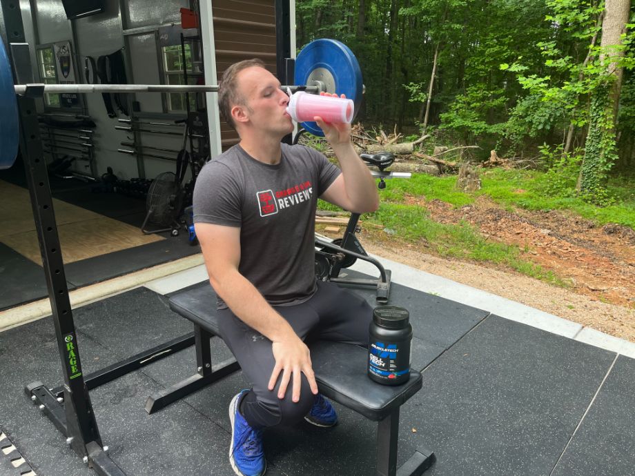 Muscle Tech Creatine Man Drinking