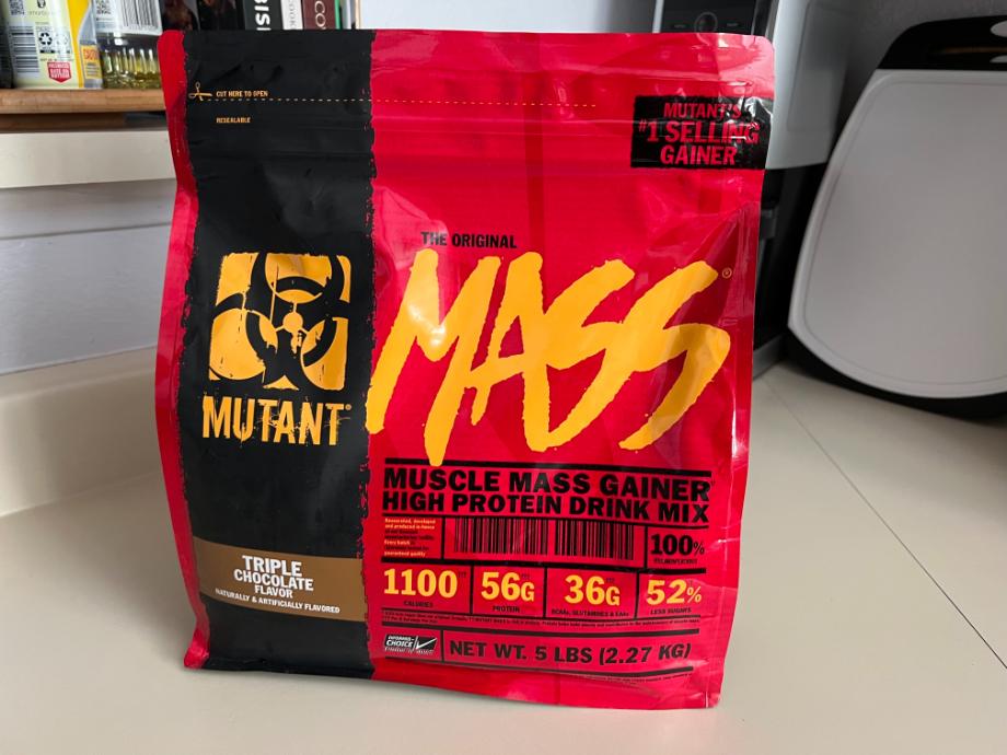 A bag of Mutant Mass rests alone.
