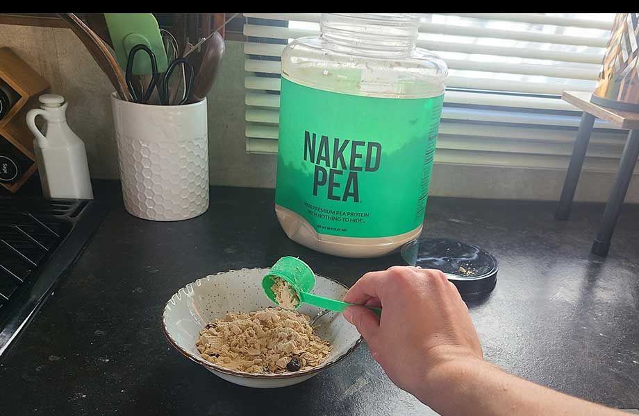 An image of Naked Nutrition Naked Pea in oatmeal