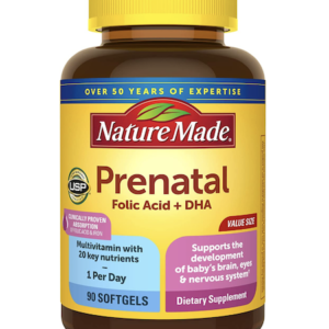 An image of Nature Made Prenatal with Folic Acid and DHA