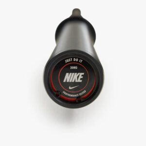 End cap of the Nike 20-kg Coated Premium Barbell