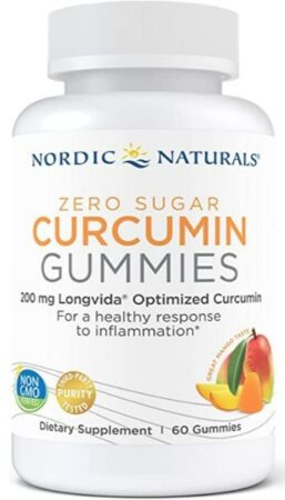 Nordic Naturals Zero Sugar Curcumin Gummies
