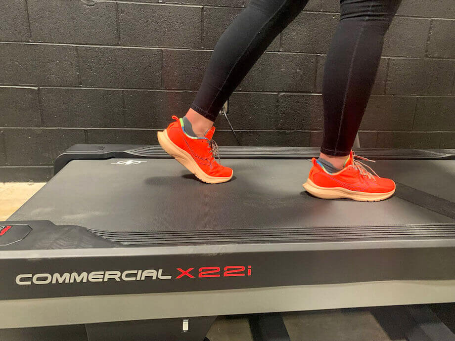 NordicTrack X22i Treadmill in use