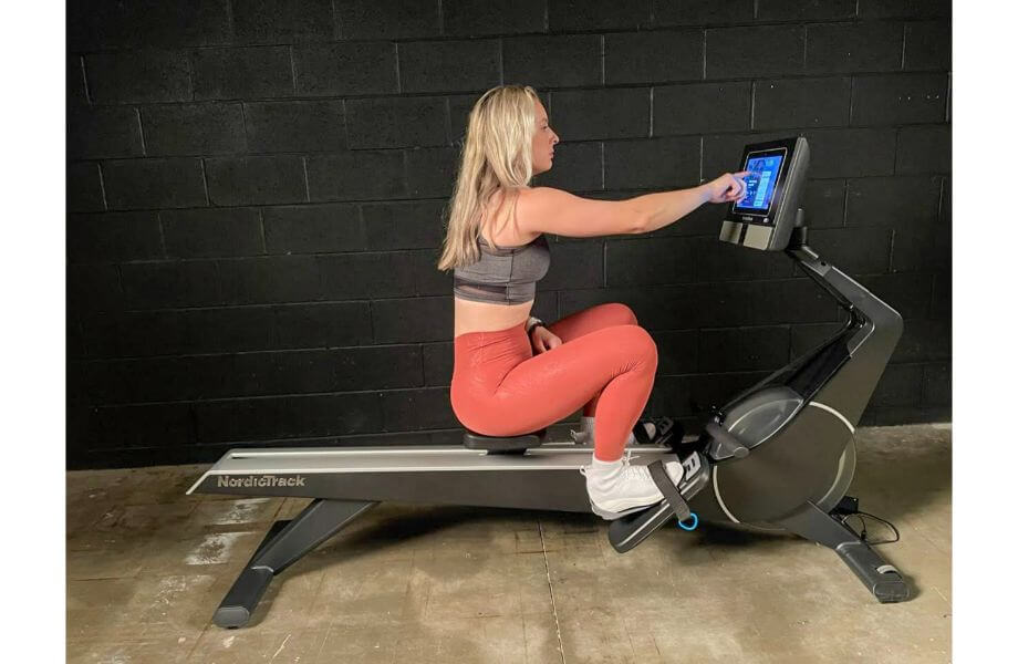 nordictrack rw700 rower touchscreen