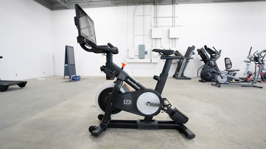 NordicTrack S22i in a garage gym