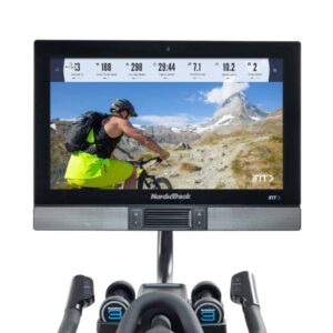 The NordicTrack S27i Studio Cycle screen