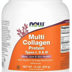 NOW Supplements Multi Collagen Protein Types I, II, & III