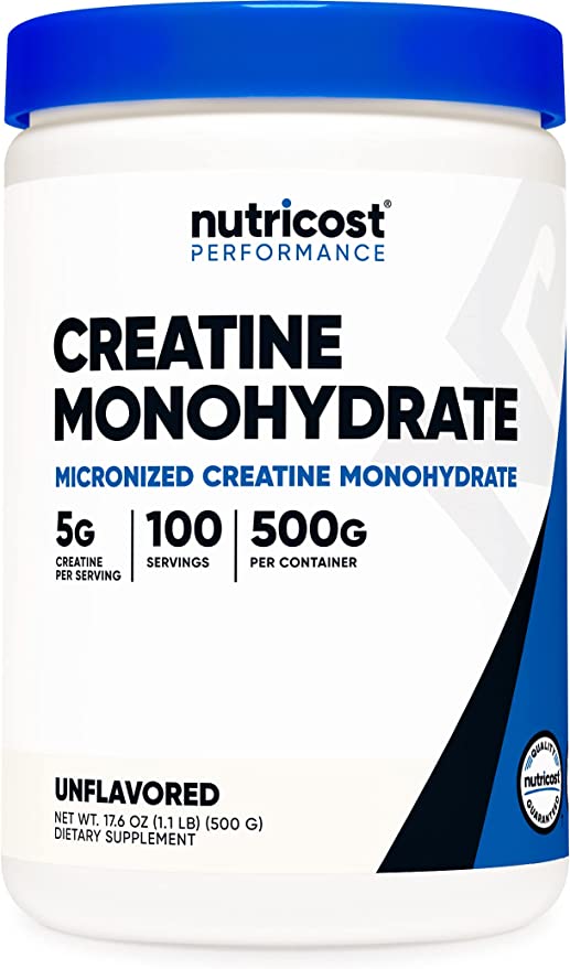 100% Pure Creatine Monohydrate Powder: 5,000 MG per scoop for 50 Powerful  Workouts, Enhanced Muscle Growth, and Peak Performance By Bear Grips