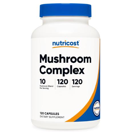 Nutricost Mushroom Complex as best lion's mane supplements.