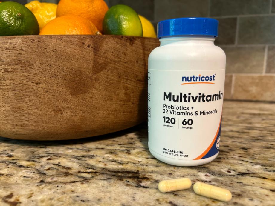 nutricost multivitamin on counter