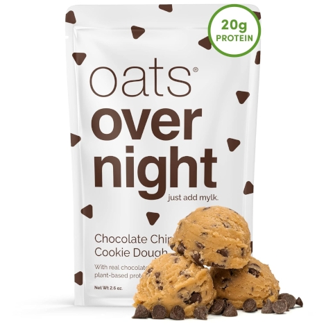 Oats Overnight Chocolate Chip Cookie Dough Overnight Oats