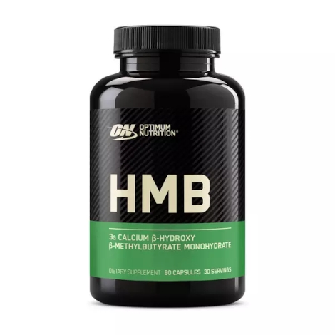 A bottle of Optimum Nutrition HMB Capsules.