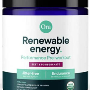 Ora Organic Renewable Energy: Performance Pre-Workout
