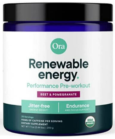 Ora Organic Renewable Energy: Performance Pre-Workout