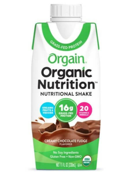 Y Protein Shake-Orgain Clean Grass Fed Protein Shake, Vanilla Bean, yummy!  Creamy! Filling!