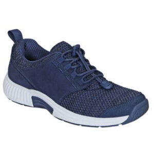 Orthofeet Francis Walking Shoe navy blue shoe