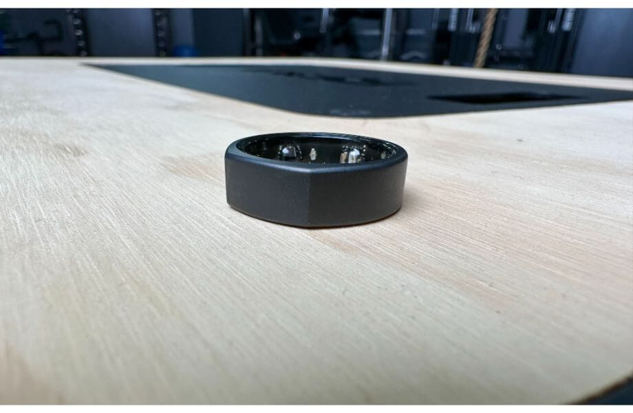 oura ring on table