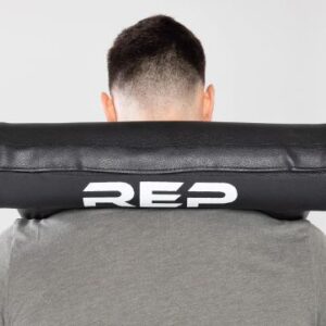 The padding on the REP Fitness Safety Squat Bar