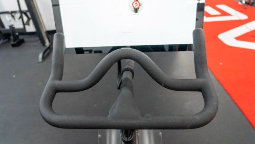 An image of Peloton handlebars