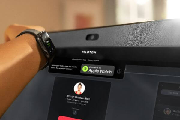 peloton bike plus apple watch